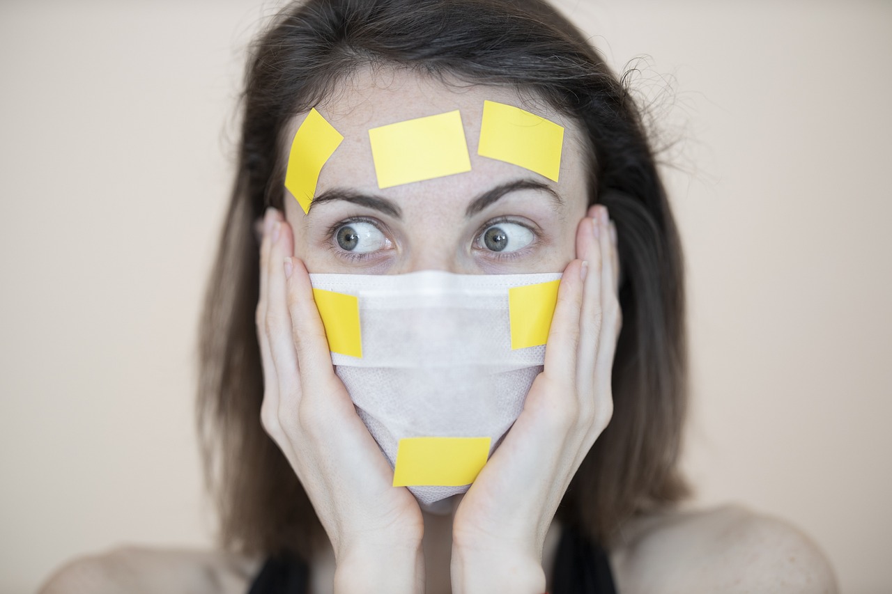 mask, coronavirus, woman